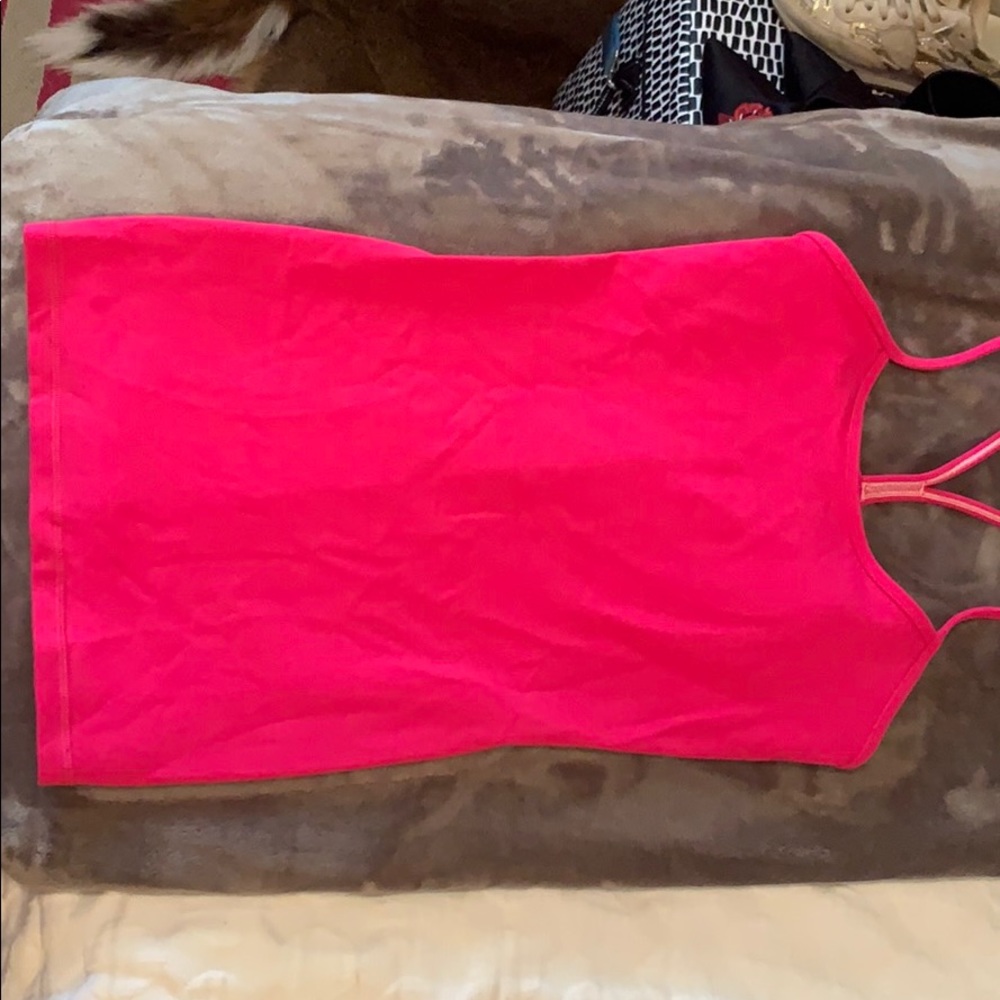 Hot pink lulu power Y tank